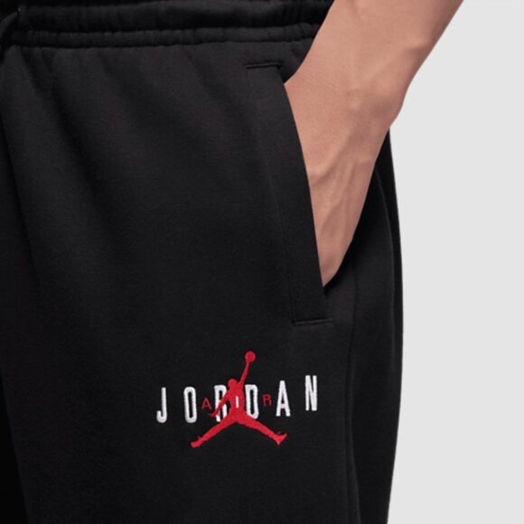 NEW with Tags Nike Jordan Brooklyn Oversize Stretch Pants in Black/Gym Red Small - Picture 3 of 6